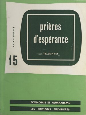 cover image of Prières d'espérance